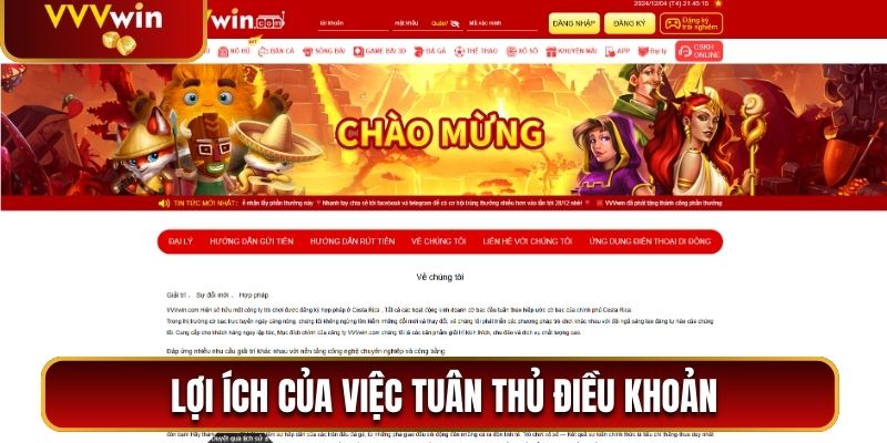 3 lợi ích nhận được khi tuân thủ điều khoản sử dụng